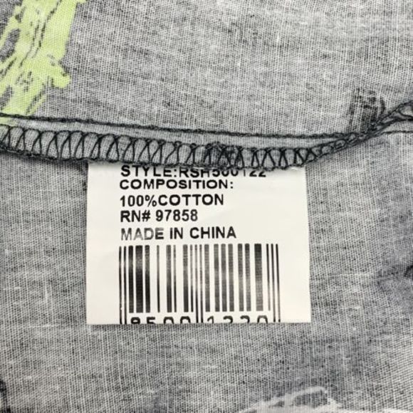 RED Brand Mens Button Up Novelty Car Shirt Size Large NWT - Picture 5 of 7